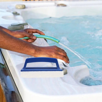 2 τμχ Σφουγγάρι καθαρισμού πισίνας με λαβή σφουγγαρίστρα αναρρόφησης κεφαλή πλαστικό χειροκίνητο καθαριστικό Εργαλεία καθαρισμού πολλαπλών χρήσεων