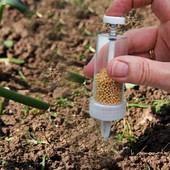 Nou 1 buc Mini jardinier dozator de jardiniere Instrumente manuale de semănat planter de plantare Kit de plantare Rechizite de grădină