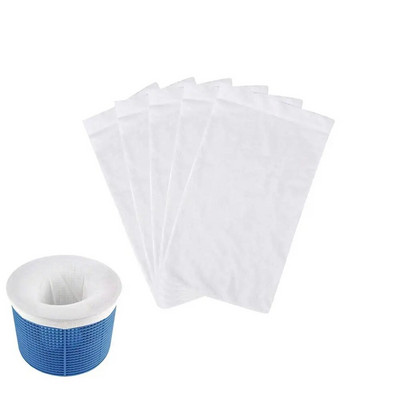 Filtru de piscină Depozitare Șosete pentru skimmer de piscină Șosete de nailon cu filtru pentru piscină pentru coșuri Skimmer-uri Alimentare pentru piscină albă