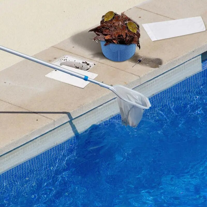 Baseino filtrų saugykla Baseino skimerio kojinės Nailono baseino filtro kojinės krepšiams Skimmeriai Baltas baseino tiekimas