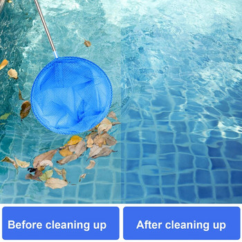 Τηλεσκοπικά δίχτυα καθαρισμού για πισίνα σκουπίδια μπανιέρας πισίνας Καθαριστικό πλέγματος πισίνας Καθαριστικό δίχτυ με ράβδο με ράβδο