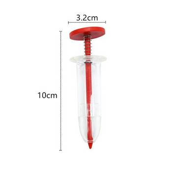 Mini Sowing Seed Dispenser Portable Gardening Seed Dispenser Multifunctional Red Practical for Carrot Martuce Grass Seed