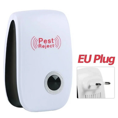 Ultrazvučni plug-in tjerač štetočina, elektronički ubojica komaraca, sobni tjerač štetočina, insekata, kontrola pauka, SAD, EU, novo