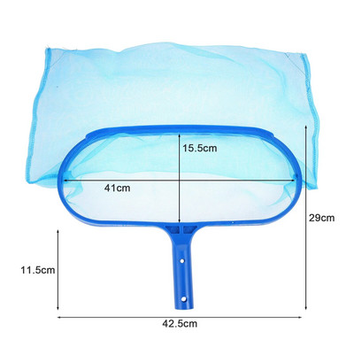 Naujas baseino valymo tinklas Seklus/giliavandenis smulkaus tinklelio filtras Žvejybos tinklelio valymo įrankių įranga Namų lauko SPA Žuvų tvenkinys