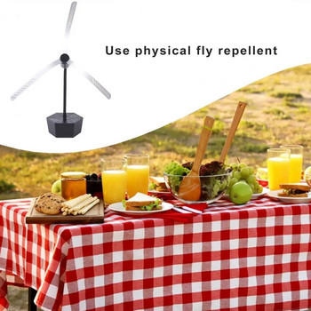 Φορητός ανεμιστήρας Fly Repellent με αντανακλαστικές ασφαλείς λεπίδες Φορητός άνευ ήχου ευρέως χρησιμοποιούμενος φορητός ανεμιστήρας Picnic BBQ Party