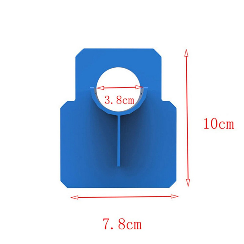 Plaukimo baseino vamzdžių laikiklio tvirtinimo žarnos laikiklis palaiko 38 mm vamzdžius, skirtus virš žemės esančioms žarnos išėjimui su kabelių raištelių tvirtinimo priedais