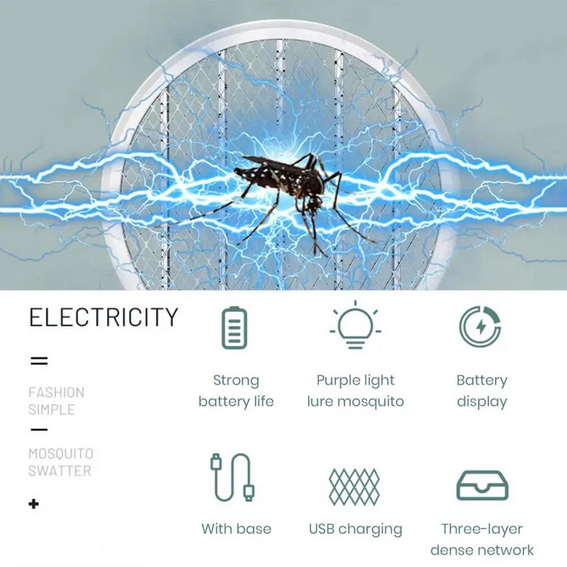 Mažo triukšmo 2 viename USB įkraunamas elektrinis uodų gaudyklė, vabzdžių vabzdžių gaudyklė, apsauganti nuo uodų raketės