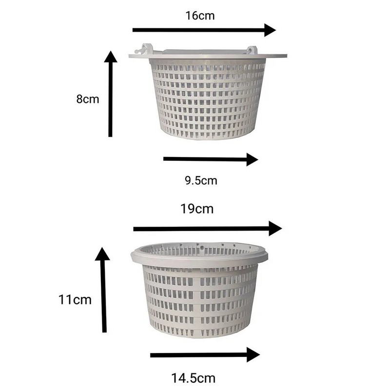 Skimmer kosár Hayward Spx1091c SP1091LX SP1091WM föld feletti medence szkimmer kosár fogantyúhoz úszómedence tisztító eszköz