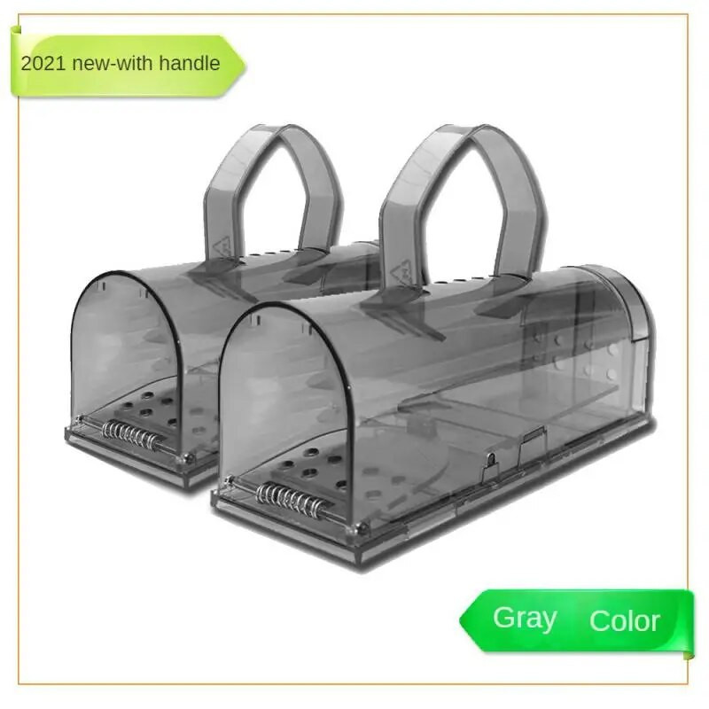 Műanyag egércsapda élő fogó, újrafelhasználható gyerekeknek háziállatok, biztonságos kártevőirtó, nem ölnek meg élő fogó egérfogó patkánycsapda beltéri raktárhoz