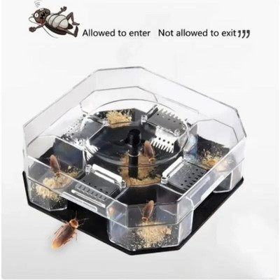 Dvoslojna kutija za žohare Bez buke Učinkovita puzeća kuća za kukce za spavaonice na otvorenom Sigurno i netoksično hvatanje štetočina
