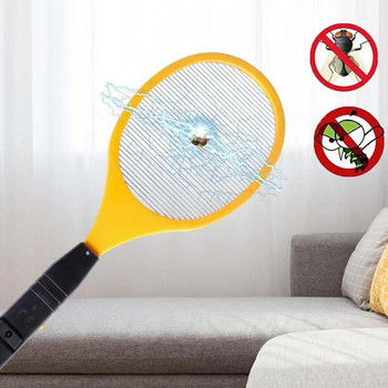 Mosquito Electric Racket Fly Swatter Fryer Flies Безжична батерия Power Bug Zapper Insects Kills Night Baby Sleep Protect Tools
