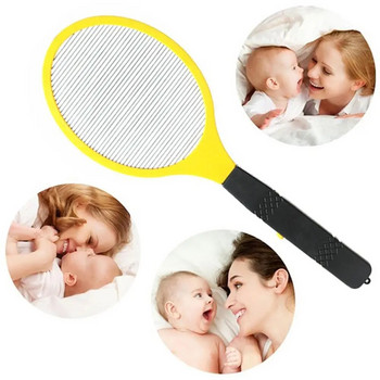 Mosquito Electric Racket Fly Swatter Fryer Flies Безжична батерия Power Bug Zapper Insects Kills Night Baby Sleep Protect Tools