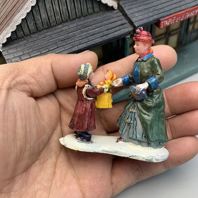 Halloween Craciun Decor DIY Figurine in miniatura Articole de masa cu nisip Cadouri de artizanat Birou Sculptura de gradina in aer liber