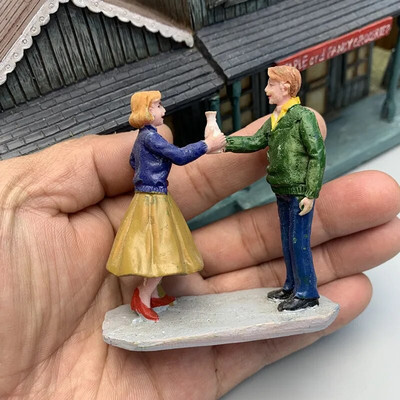Halloween Craciun Decor DIY Figurine in miniatura Articole de masa cu nisip Cadouri de artizanat Birou Sculptura de gradina in aer liber