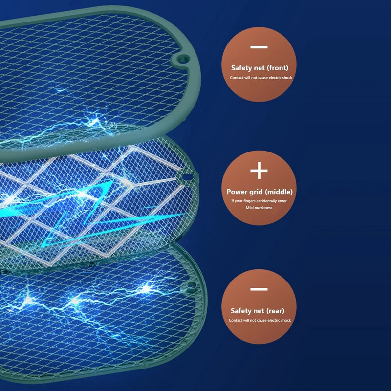 3000 V putukatapja, sääsetõrjelamp, elektrišokk UV-valgus, USB-laadimine, kärbsepüünis, suvine kärbsepüünis