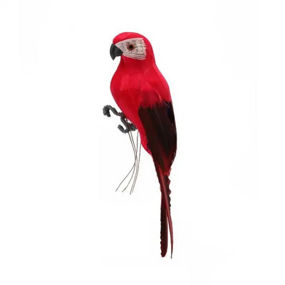 25 cm/35 cm simulare pene papagal Macaw fereastră grădinărit decorare spumă pasăre decorare acasă artă pasăre falsă