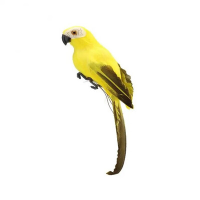 25 cm/35 cm simulare pene papagal Macaw fereastră grădinărit decorare spumă pasăre decorare acasă artă pasăre falsă