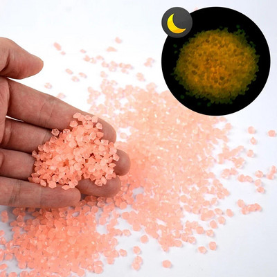 1000/2000/3000 kom Svjetleći pijesak koji svijetli u tami Kameni šljunak Vrtno dvorište Vanjska staza Travnjak Ukras za akvarij 3-5 mm