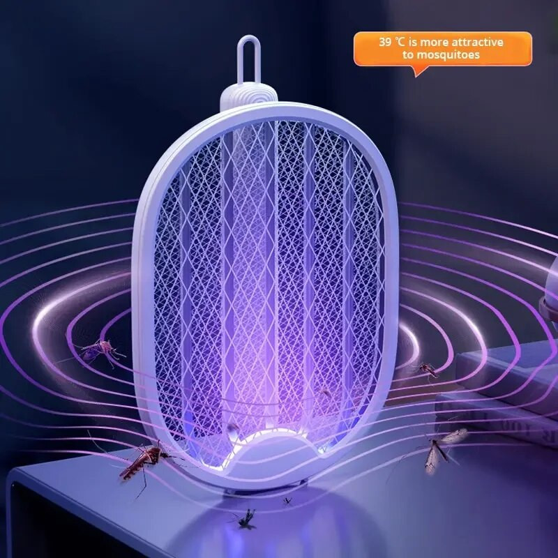 Mosquito Killer Lamp USB punjivi električni sklopivi Mosquito Killer Reket Fly Swatter Repellent Lamp Zapper Insects Recket