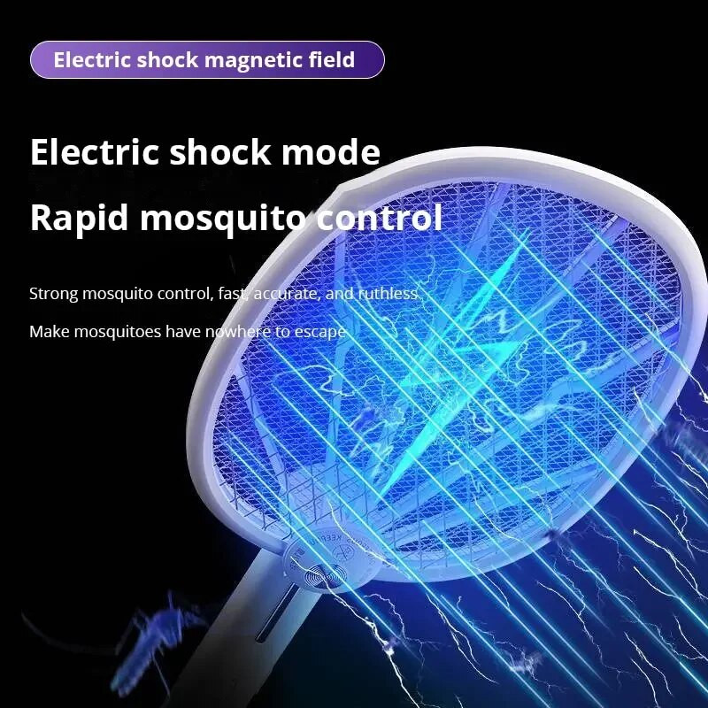 Mosquito Killer Lamp USB punjivi električni sklopivi Mosquito Killer Reket Fly Swatter Repellent Lamp Zapper Insects Recket