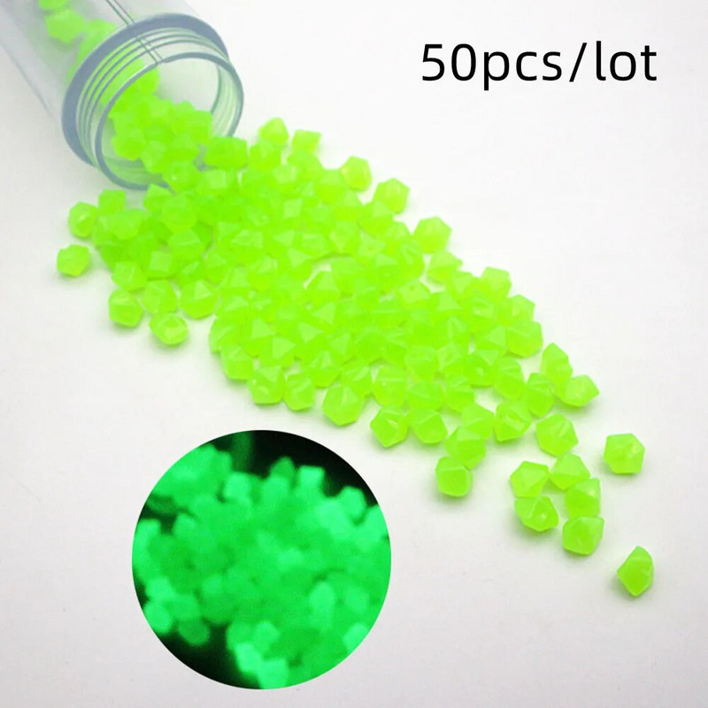 Švyti tamsoje Šviečiantys dekoratyviniai akmenukai akmenukai lauko puošmena Žuvų sodo akmens rezervuaro akvariumo apdaila