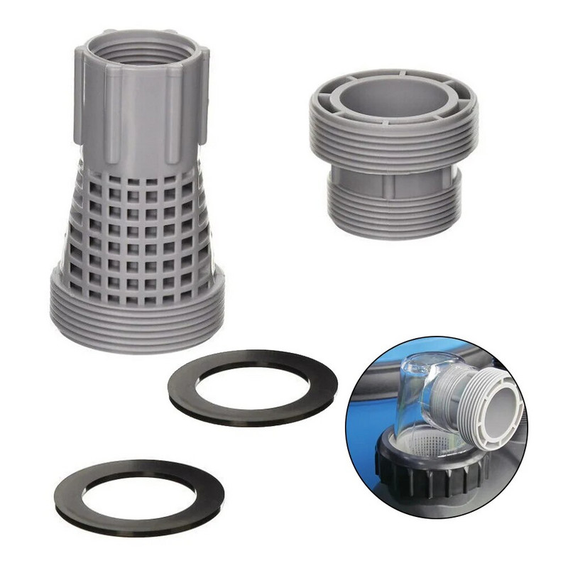 4K8001 Intex baseinams Ilgo trumpo smėlio filtro adapterio rinkinys Baseino jungčių ir tarpiklių komplektas Plaukimo baseino įrangos dalys Baseino filtrai
