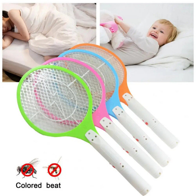 300 mAh aukštos kokybės 4 spalvų vabzdžių raketė, įkraunama elektrinė musės svaidyklė, ergonomiška konstrukcija