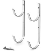 2 buc cârlig cârlige telescopice pentru stâlp, greble portabile pentru frunze, aliaj de aluminiu, organizator multifuncțional, accesorii pentru umeraș pentru piscină.