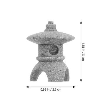 5 τμχ Προσομοίωση Τοπίο Pavilion Fadeless Pagoda Στολισμός Ιαπωνικής διακόσμησης Μίνι Μίνι Κήπου Μοντέλο Μινιατούρα Στολίδια με αγάλματα