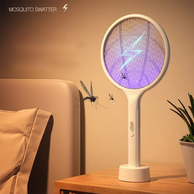 Patvari elektrinė lempa nuo uodų – atsisveikink su uodais Mosquito Killers Raketė uodų naikintuvas 53,8 cm 21,8 cm 9,5 cm