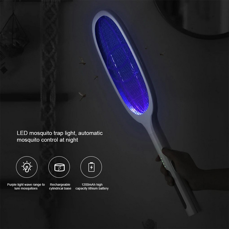 Izdržljiva električna lampa protiv komaraca - Recite zbogom komarcima Mosquito Killers Reket Mosquito Swatter 53,8 cm 21,8 cm 9,5 cm