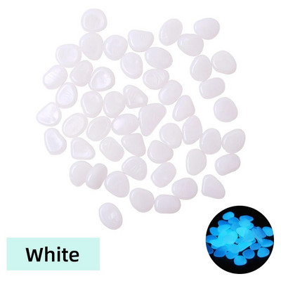 Sodo švytėjimas tamsoje Šviečiantys akmenukai takams Augalai Akvariumo dekoras Švytintys akmenys Akvariumo sodo puošmena #PT20001