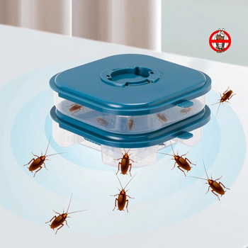 Кутия за капани за хлебарки Насекоми от хлебарки Ловец на хлебарки Убиец на хлебарки Домакински капани за многократна употреба Пестициди за кухненска градина