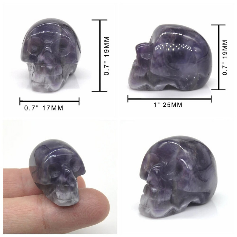 1vnt kaukolės statula Natūralus krištolinis gydomasis kvarcas jaspio nefrito vaiduoklis rankomis raižytas Helovino namų papuošimas brangakmenių dovana