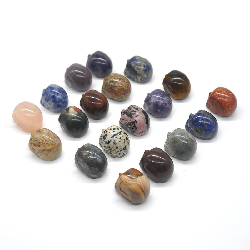 1vnt kaukolės statula Natūralus krištolinis gydomasis kvarcas jaspio nefrito vaiduoklis rankomis raižytas Helovino namų papuošimas brangakmenių dovana