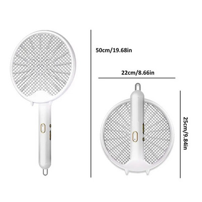 USB punjiva električna lopatica za muhe ugrađena u fluorescentne cijevi za privlačenje muha i trenutno ubijanje snažnim strujnim udarom