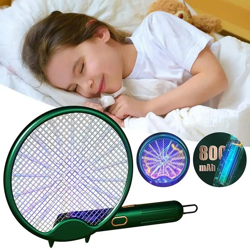 USB punjiva električna lopatica za muhe ugrađena u fluorescentne cijevi za privlačenje muha i trenutno ubijanje snažnim strujnim udarom