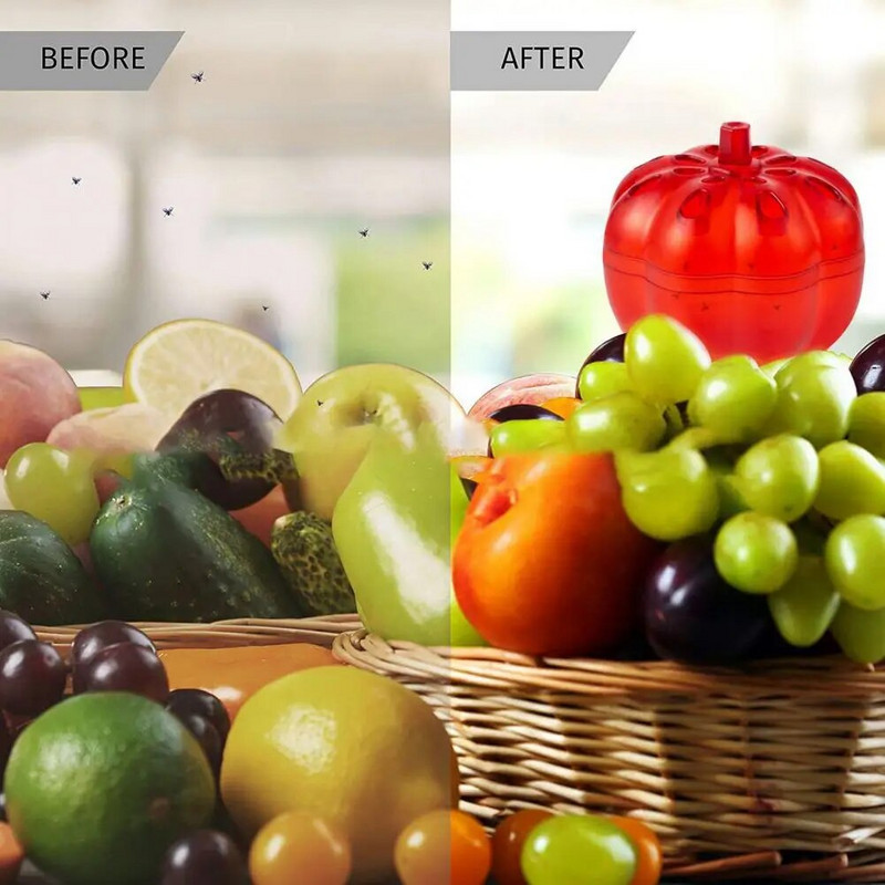 2 vnt / rinkinys Fly Gnat Trap Naudingas buitinis mini Drosophila gaudyklė, atsparus dėvėjimuisi vaisių musių gaudyklė