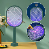 Karštas išpardavimas 3000 V elektrinis uodų žudikas su mėlyna šviesa USB įkraunamas vabzdžių gaudyklė, vasarinis musių naikintuvas, gaudyklė