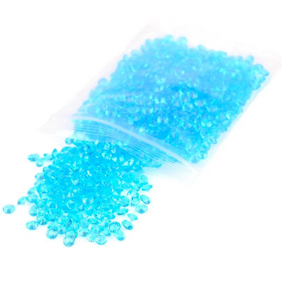 1000 de bucăți colorate de piatră de grădină de cristal DIY diamant pentru unghii husă pentru telefon Masă confetti grădină pietricele decorative vază de bijuterie de cristal fals