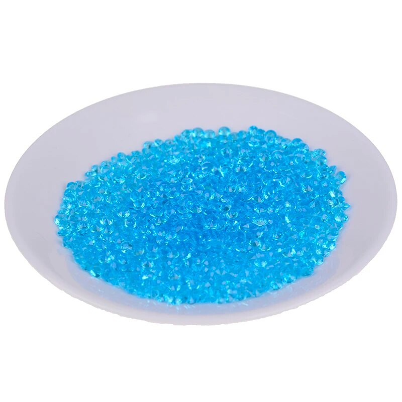 1000 de bucăți colorate de piatră de grădină de cristal DIY diamant pentru unghii husă pentru telefon Masă confetti grădină pietricele decorative vază de bijuterie de cristal fals