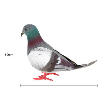 Simulation Foam Pigeon Model Fake τεχνητή απομίμηση πουλιού Ζώο στολίδι σπιτιού κήπου Μινιατούρα Διακόσμηση σπιτιού Διακόσμηση σπιτιού