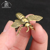Figurine din alamă solidă cu insecte albine, miniaturi, ceai, animale de companie, gândaci, colecție de meșteșuguri, ornamente mici pentru birou, decorațiuni pentru acasă, cadouri pentru copii