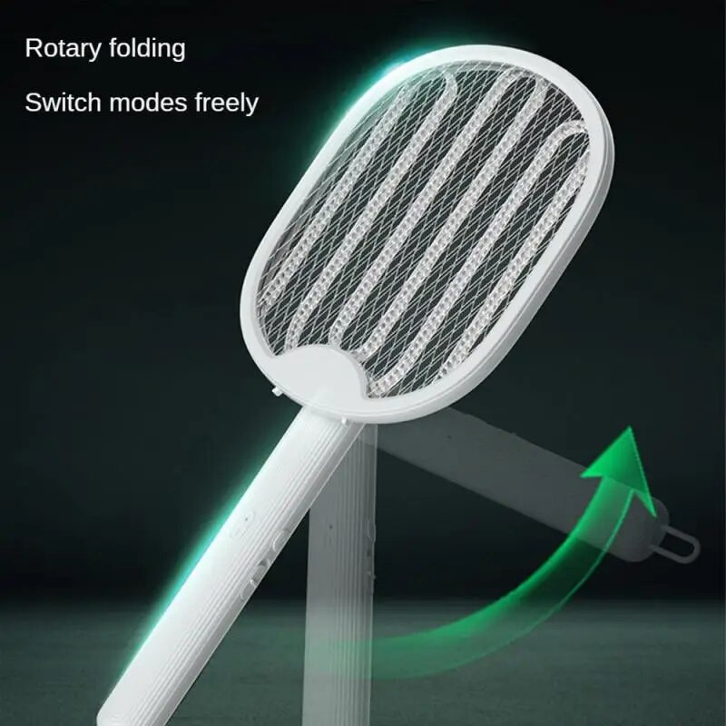 Uodų lempa Novatoriška nešiojama lengva, stipri elektros smūgio perkūnija, du viename lempa nuo uodų, patvari ir saugi