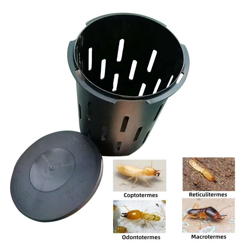 Termitų gaudyklės apvalkalas be medinių termitų gaudymo krūva Lauko skruzdžių kolonijų kontrolė Termitus pritraukiantis prietaisas