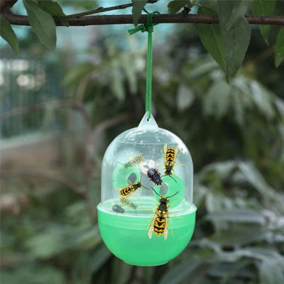 Fly Trap Επαναχρησιμοποιήσιμη σφήκα Κρεμαστό Fly Trap Catcher Μελισσοκομική Catcher Κλουβί Εργαλείο για σφήκες Bees Hornet Κήπος ελέγχου παρασίτων