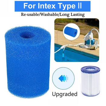 Σφουγγάρι φίλτρου για Intex Τύπου I/II/VI/D Πλένεται επαναχρησιμοποιήσιμη πισίνα Φίλτρο αφρού σφουγγάρι καθαριστικό νερού για πισίνα