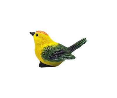 Figurină de simulare de păsări din rășină, model animal, statuie drăguță de grădină artificială, cuib de păsări, peisaj în miniatură, decorare bonsai