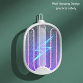 Usb Mosquito Killer Efektyvus Nešiojamas Patogus USB Įkrovimas Lengvas Perkūnija Impact Efektyvus Mosquito Lempa Patvarus Seifas