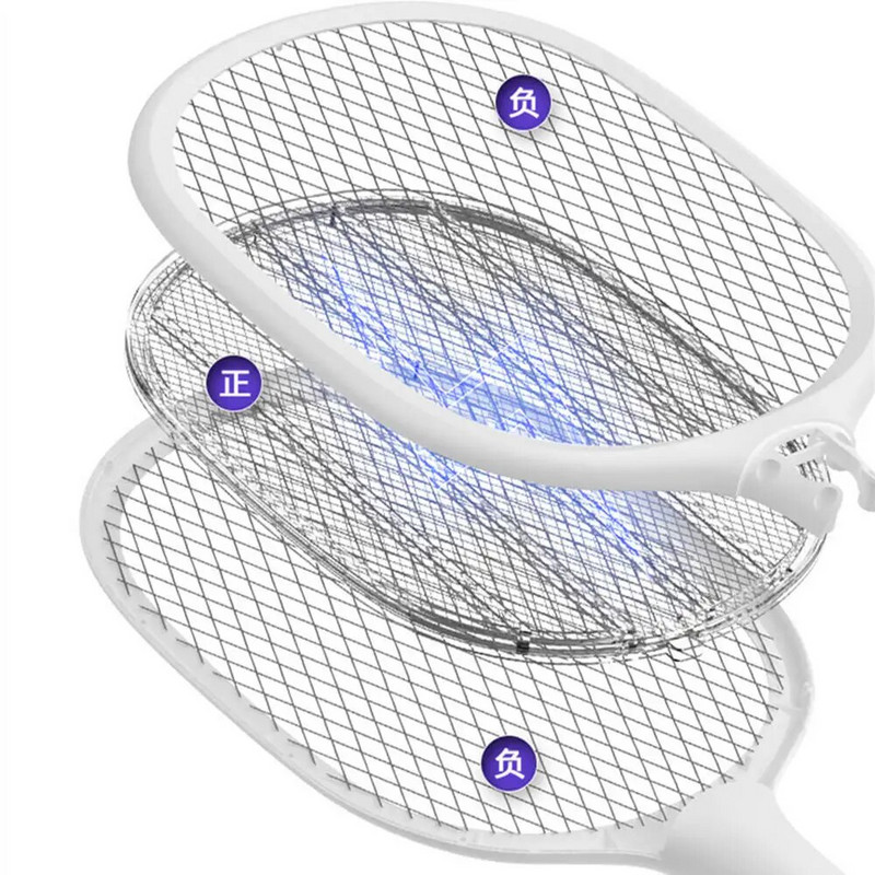 Električna punjiva LED buba Ljetna svjetiljka za reket protiv komaraca Flycatcher 2 u 1 Višenamjenska mliječna ubojica protiv insekata USB